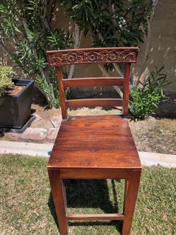 Solid oak stools