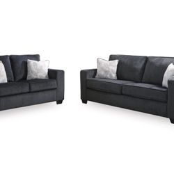 Couch (queen Bed Pullout) And Love Seat