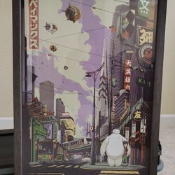 Big Hero 6 - Screen Printed Poster - Cyclops Variant - By Ken Taylor