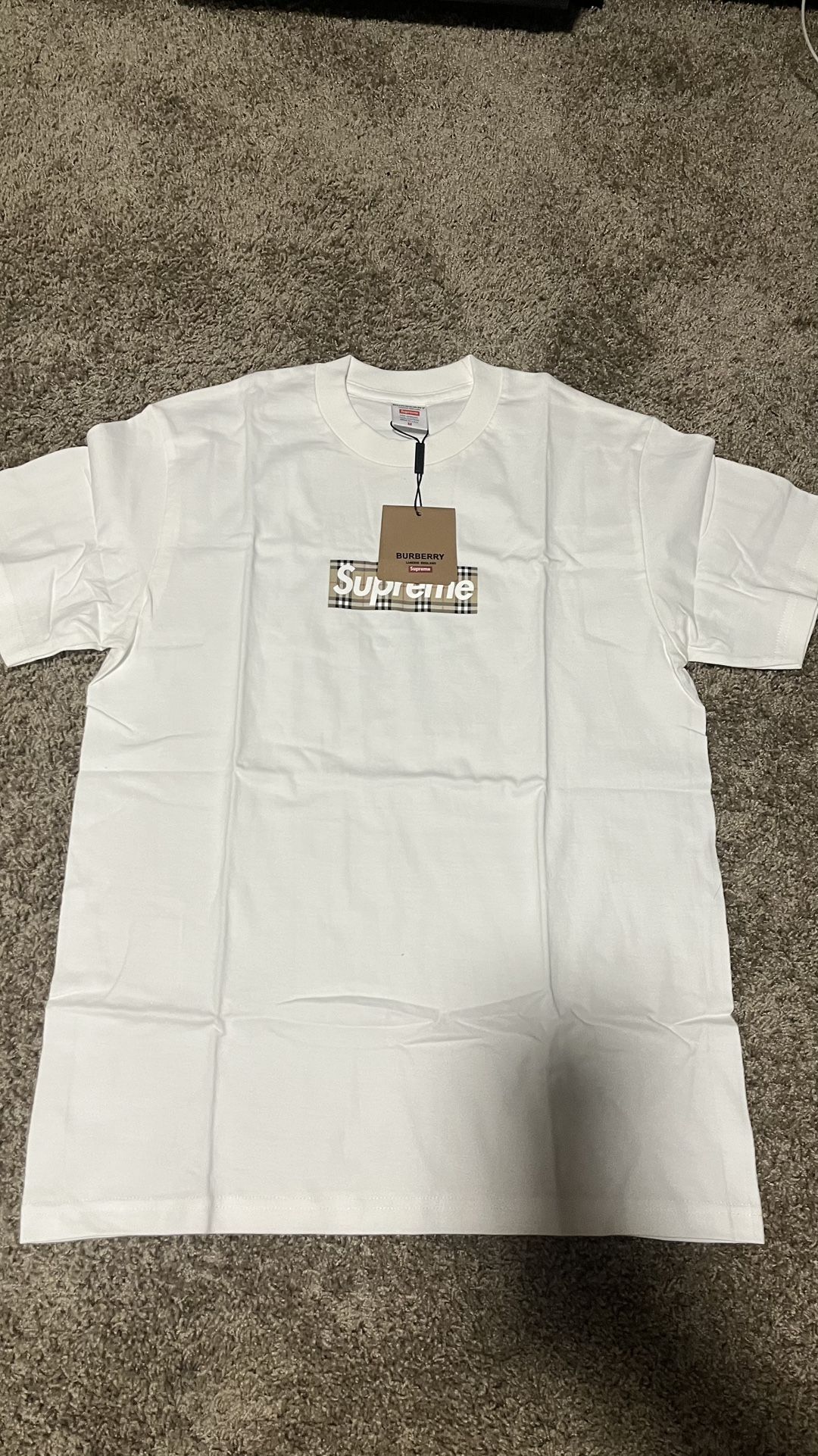 Supreme Burberry box logo tee