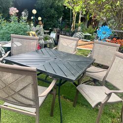 Patio set de 6 piesas