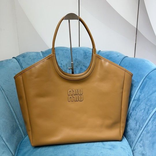 Brown high-end handbag, crossbody tote bag