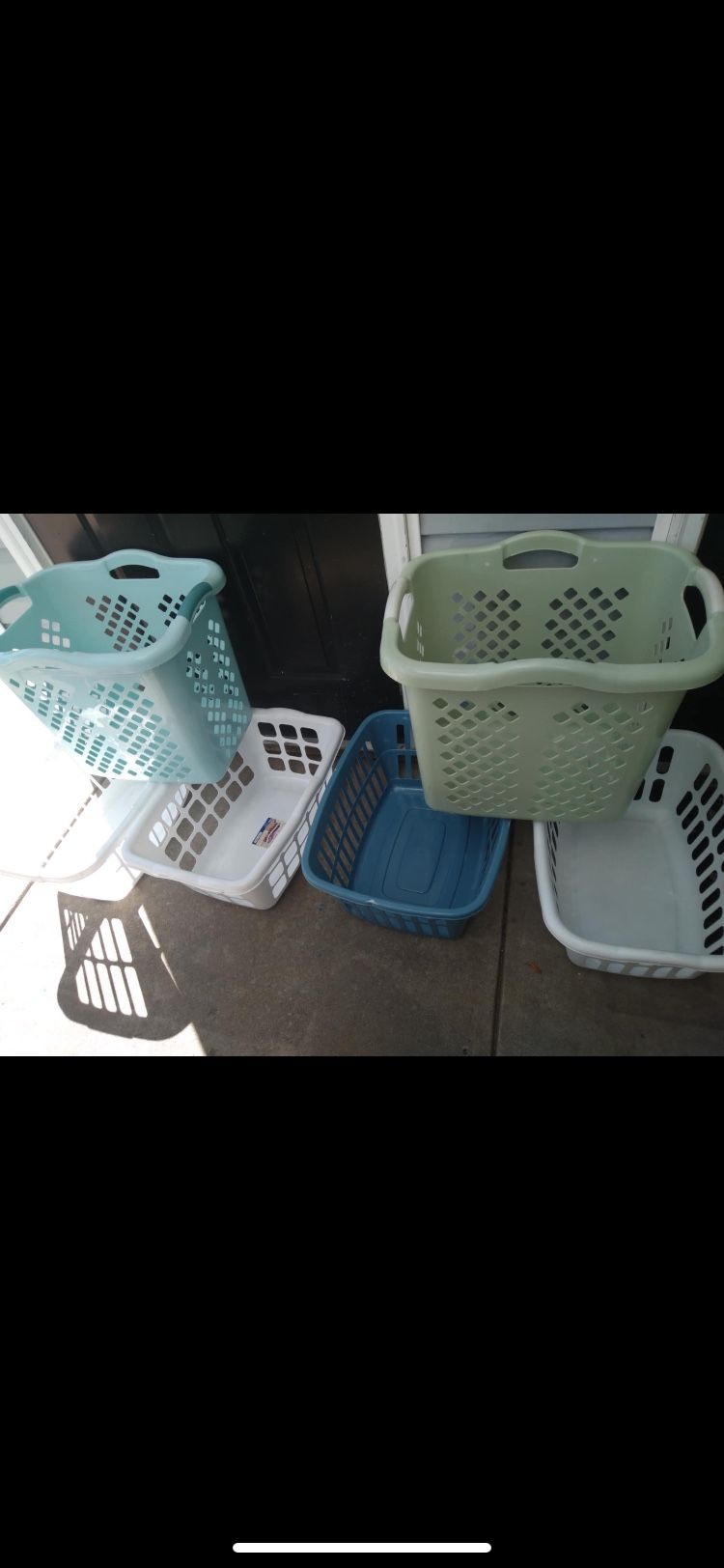 Laundry Basket $10 Each Or All 6 (30)