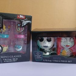 Nightmare Before Christmas Mini Glases