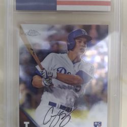 Corey Seager Rookie Card 2016 Topps Chrome Signed Certified With COA $700 Pick Up Will Also Ship Through Pay Pal Or Venmo For $750