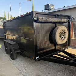 New hydraulic dump trailer