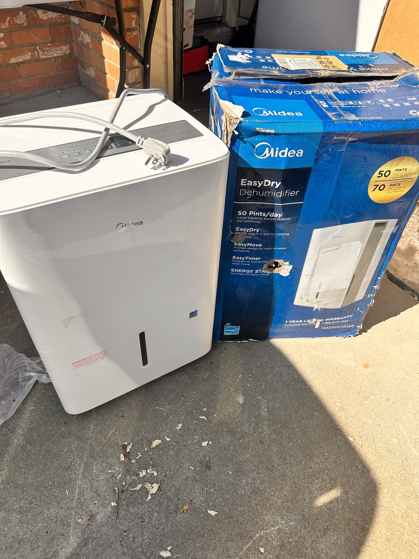 50 Pints Dehumidifier Like New