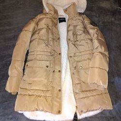 BEBE JACKET WITH HOOD LIKE NEW!!!