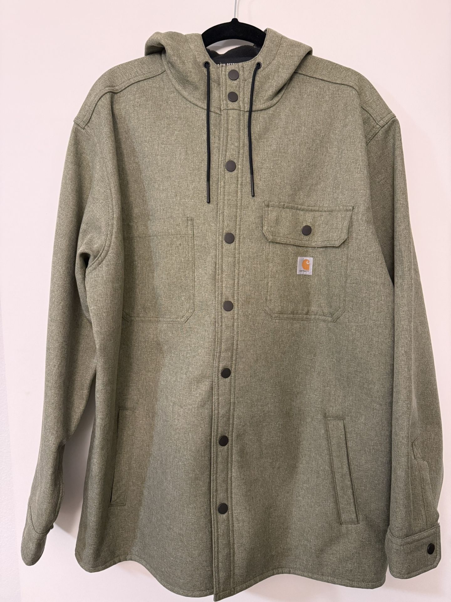 Carhartt Men’s Rain Defender Relaxed-Fit Heavyweight Hooded Jacket