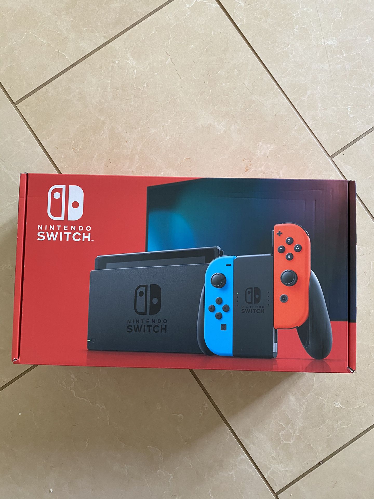 Nintendo Switch Console Neon Blue & Red Joy-Con