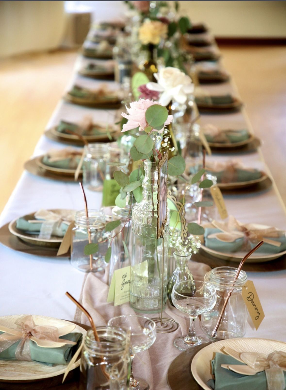 Faux Wood Charger Plates