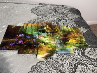 Cottage Canvas wall art