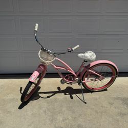 Electra Hawaii Pink Cruiser Bike 24”