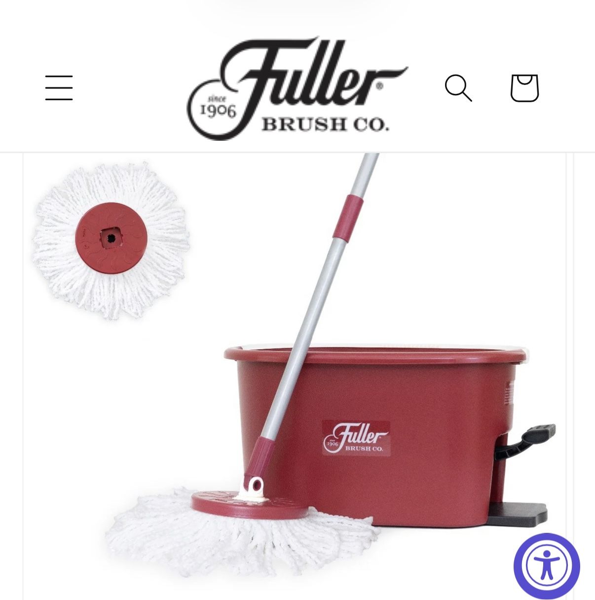 Spin Mop And Replacement Head