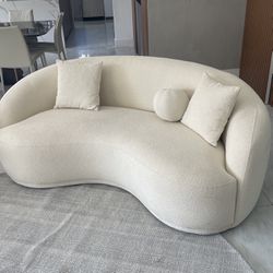 Bonita 77” Boucle sofa