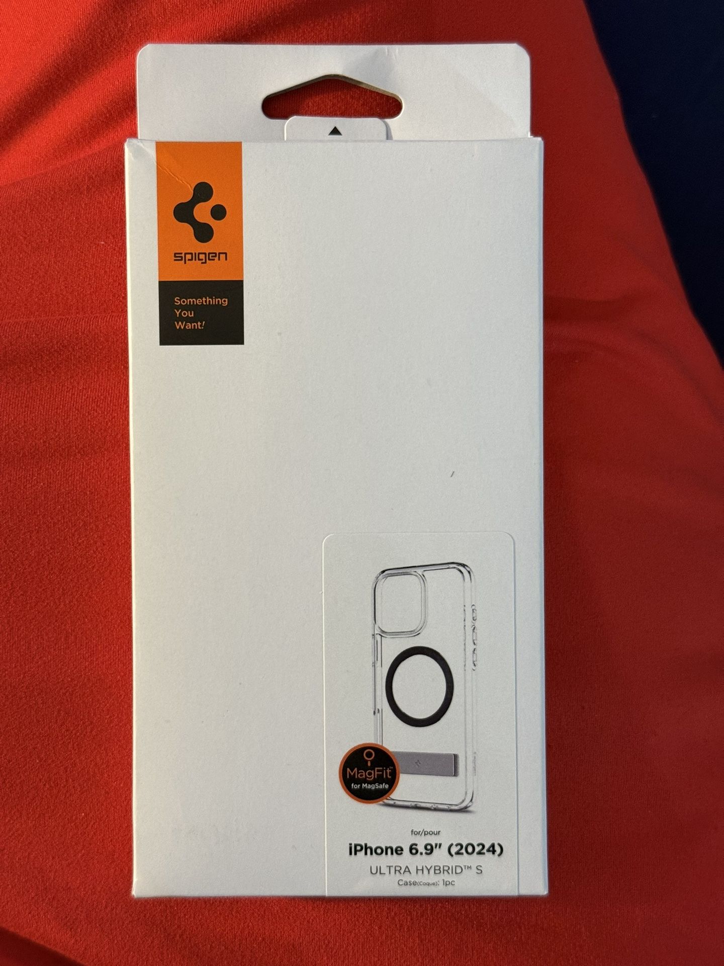 Brand New Spigen Ultra Hybrid S Case For Apple iPhone 16 Pro Max (Clear & Black).