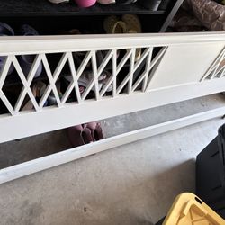 Distressed Headboard - King Size Bed 