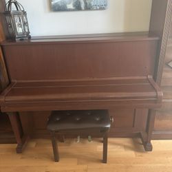 Wood Upright Piano
