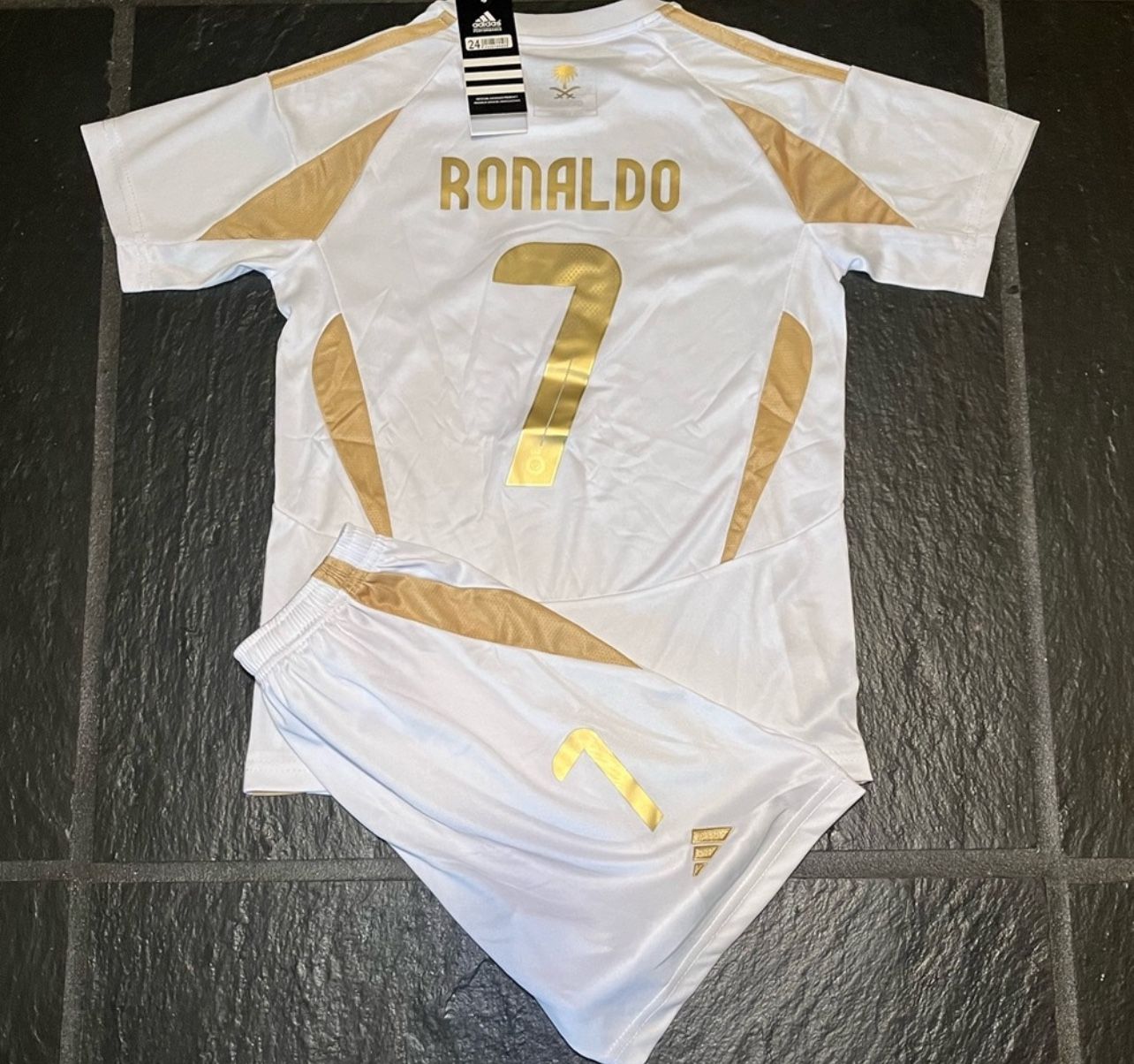 Soccer  kids sizes Jerseys jersey Ronaldo futbol Portugal 🇵🇹 Messi Argentina set Ronaldosizes22,24,26,28,4,6,7,8,9,10,11,12 years old Neymar jr Bras