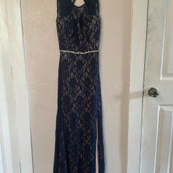 Vestido Azul Elegante 