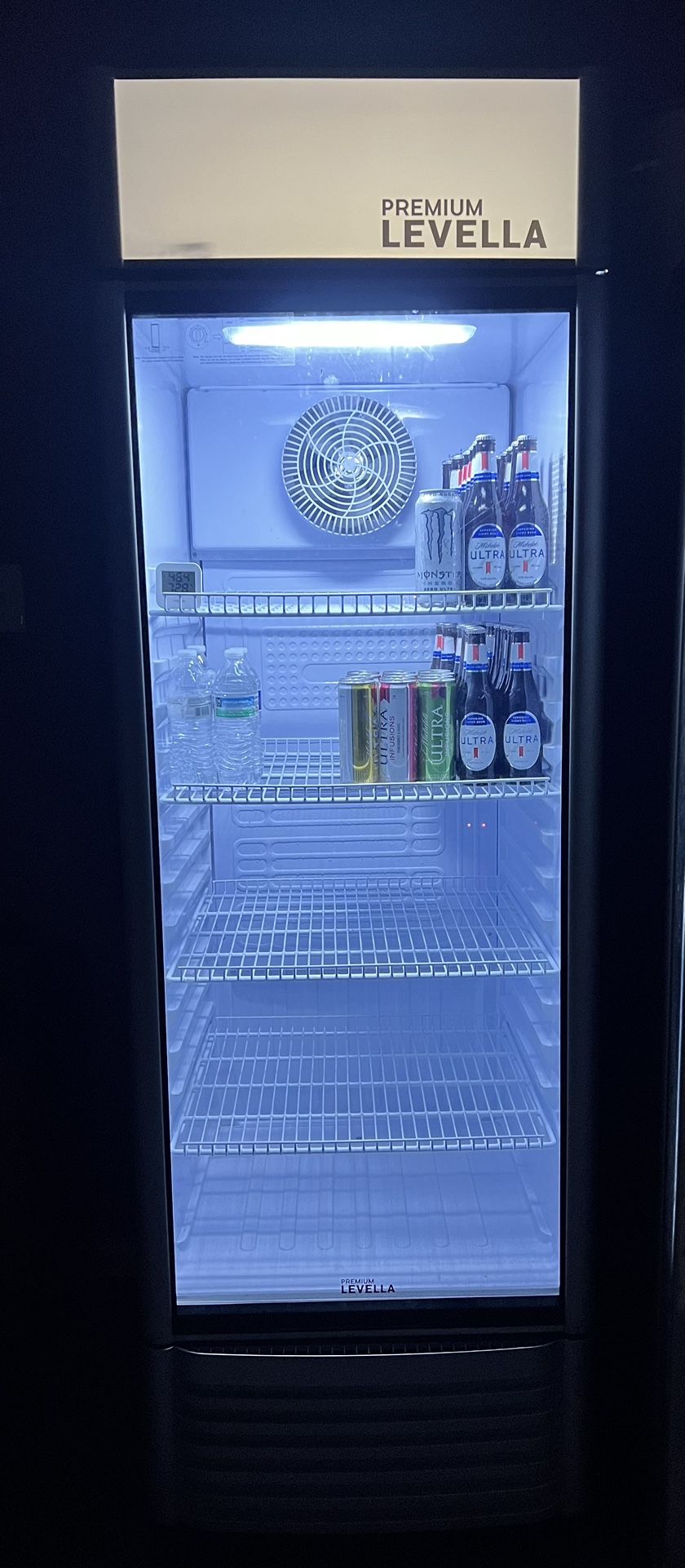 Glass Front Upright 15.5cu ft Commercial Fridge