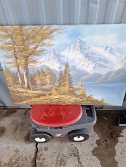 Oil paint antique