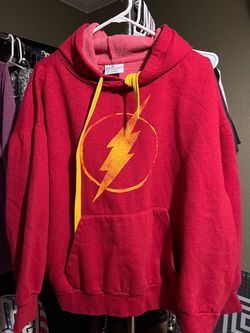 Six Flags Flash DC Comics xxl sweatshirt hoodie