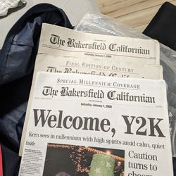 Bakersfield Californian Y2K News Paper 