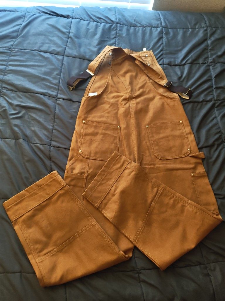 Carhartt Carpenter Overalls (Brown)
