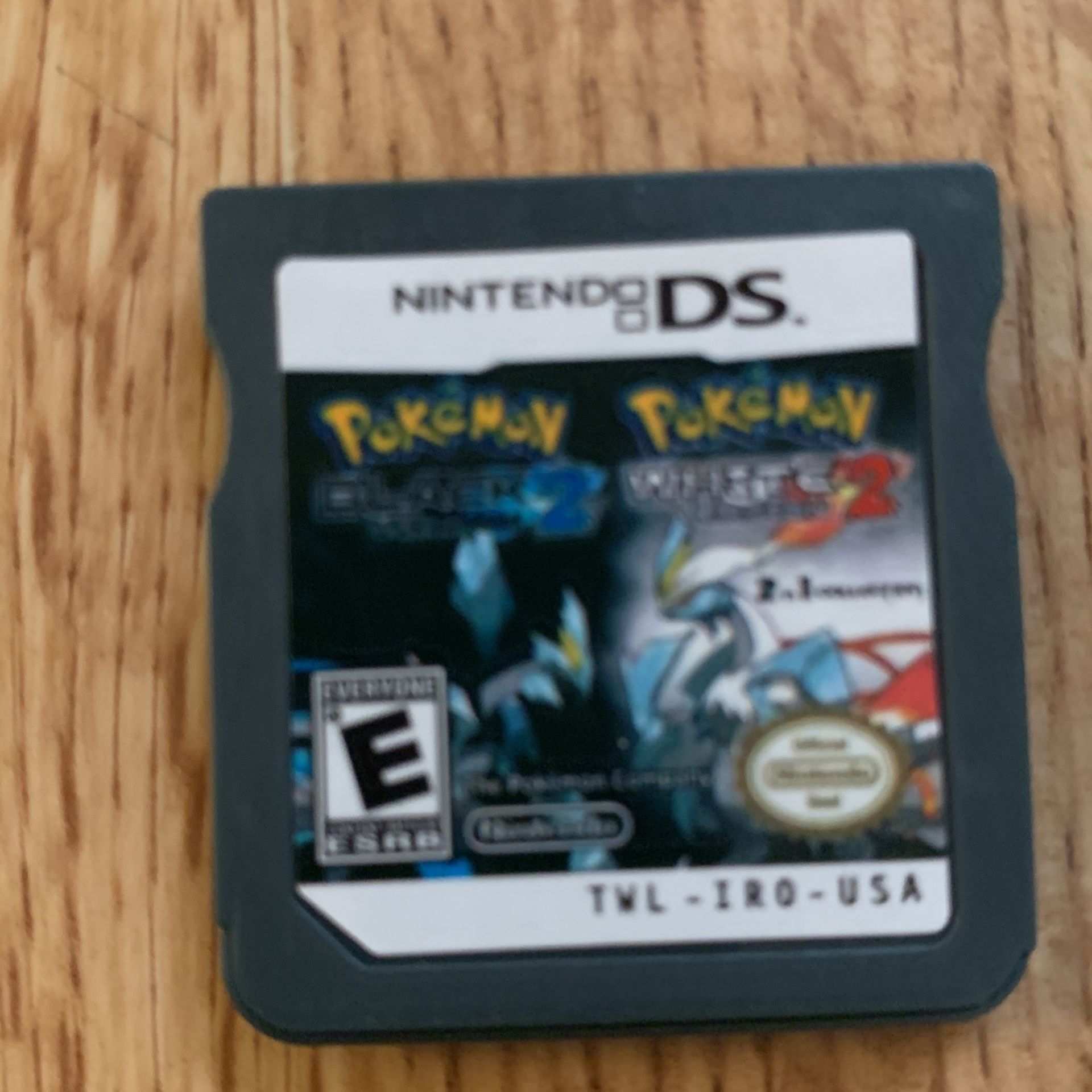 Pokémon Black 2+ Pokémon White 2 Nintendo DS Game