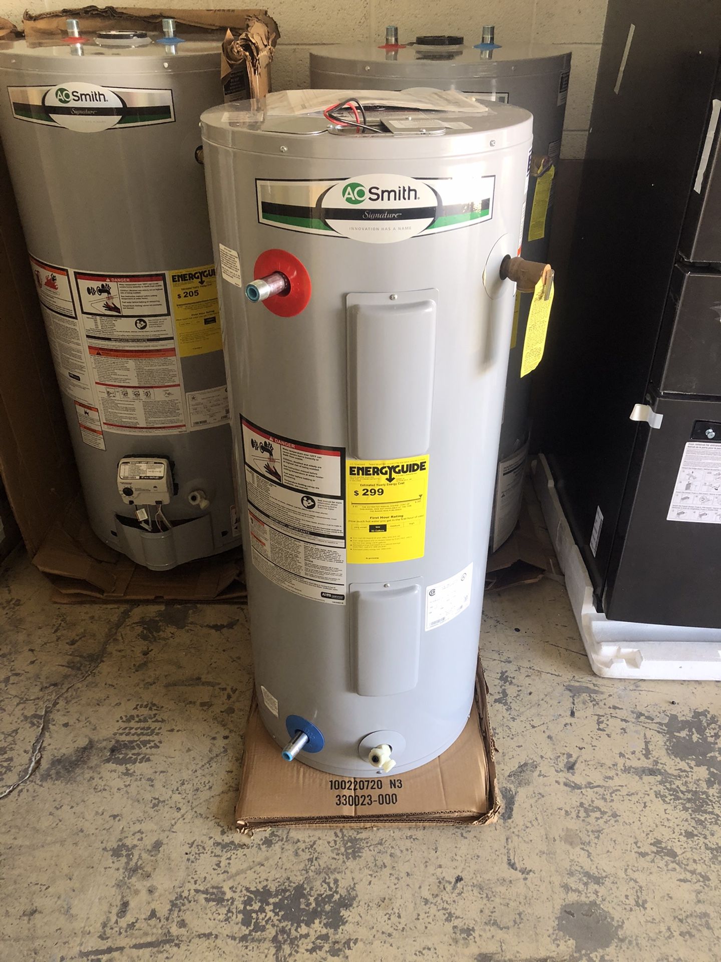 A.O. Smith Signature 30Gallon Tall 6year Limited 4500watt 1 Element