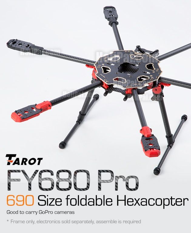 Tarot 680pro hexacopter drone frame