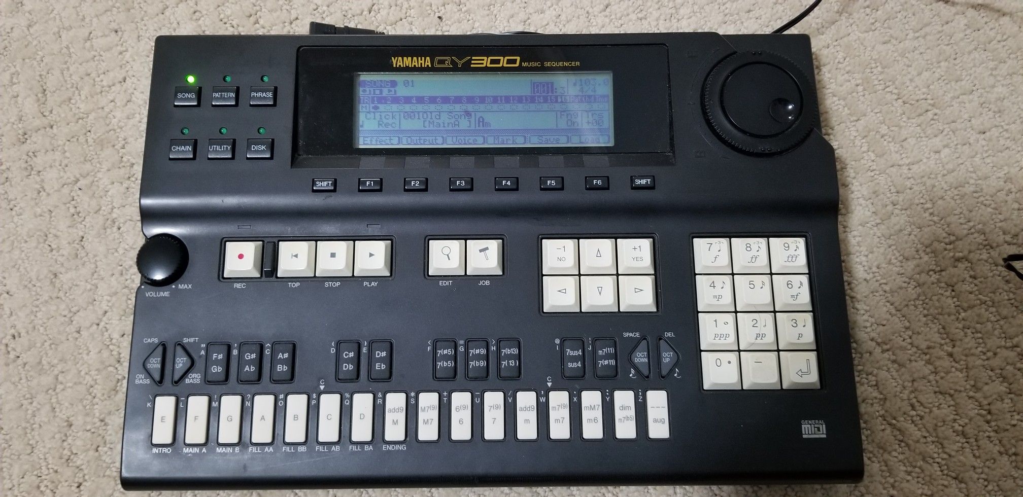 YAMAHA QY300 Music Sequencer Sound Module Synthesizer