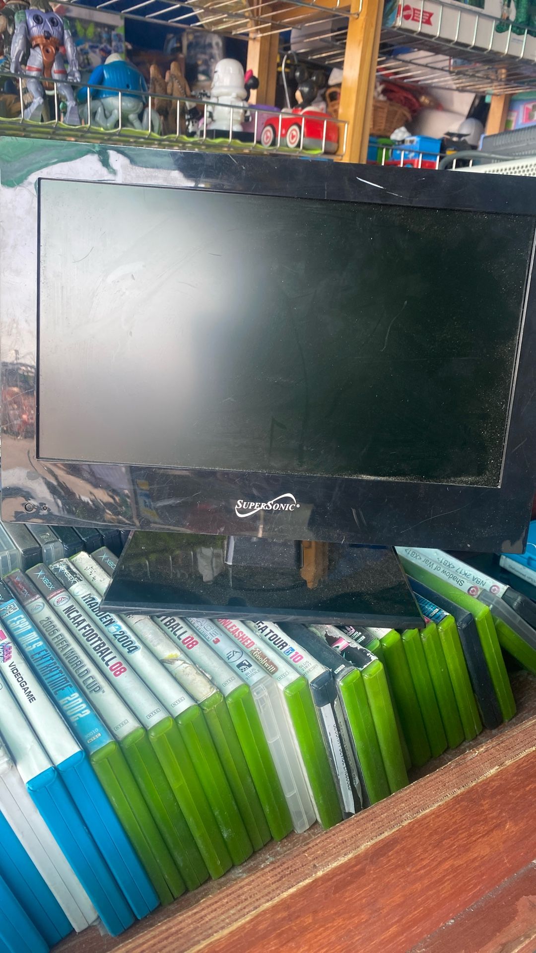 Television Super Sonic DVD Player Build In