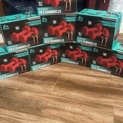 Pair of 3 Lbs Dumbbells 