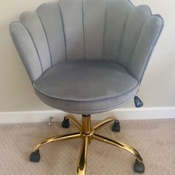 Grey Shell Chair