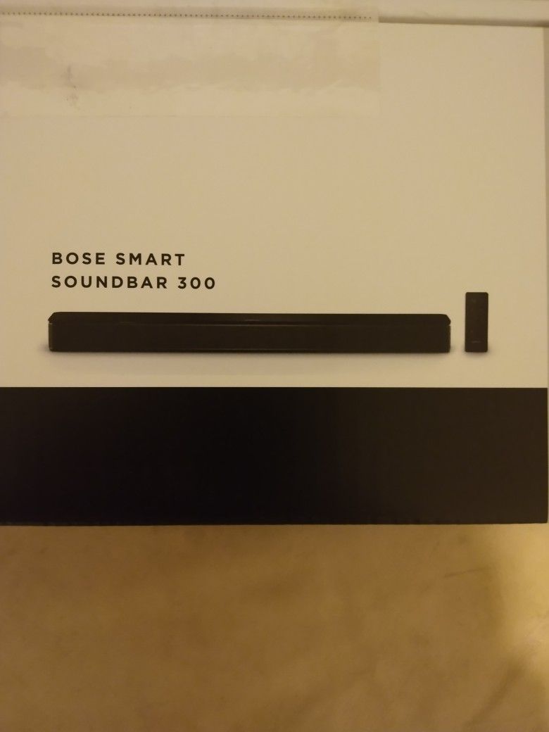 Brand New In Box Bose smart Sound bar 300