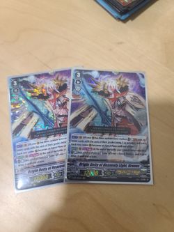 Vanguard card origin deity of heavenly light Uranus VR