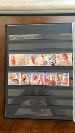 Marilyn Monroe Mint Postage Stamps, Worldwide Mint Stamps, Mint Stamps 