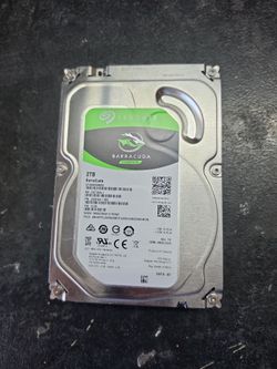 Seagate BarraCuda 2TB 3.5" SATA Hard Drive – ST2000DM006