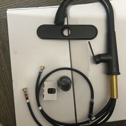 Black Kitchen Faucet Brand New Just Open Box