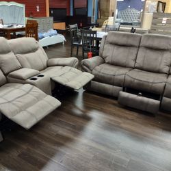 New Recliner Sofa And Loveseat