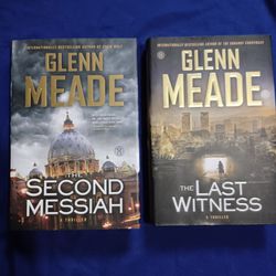 Set of 2 Glenn Meade. First Howard Books Hardcover Edition. Thrillers