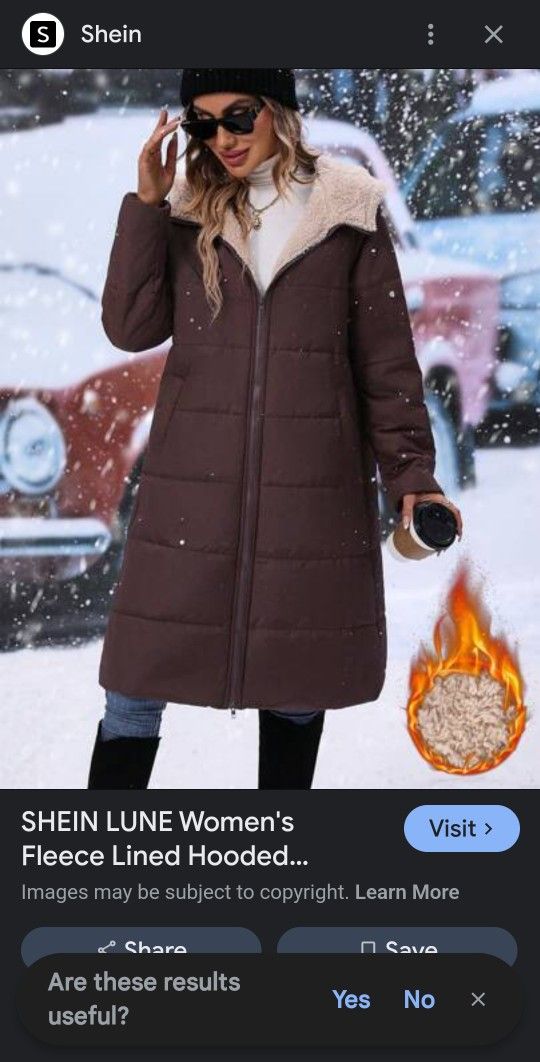 Thickened Fleece Hooded Long Coat