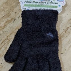 Women's Aloe Moisture Gloves,  Black 