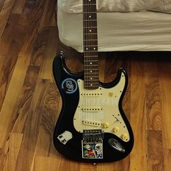 Guitar and amp with cord included