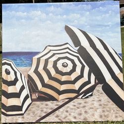 Large 3’x3’ Canvas Beach PICTURE 
