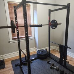 Home gym Squat Rack, Pull Up, Bench Press 