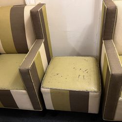 Matching Chairs With Ottoman’s Just $50 OBO