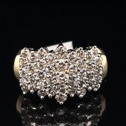 14KT Yellow Gold Diamond Ring 7.30g 1.9CTW Size 6-1/2 169888